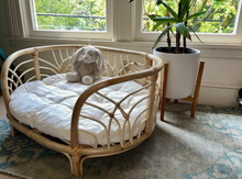 Load image into Gallery viewer, Kaira Oval Rattan Pet Bed