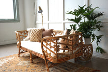 Load image into Gallery viewer, Peacock Hand Woven Lounge Daybed