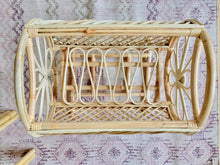 Load image into Gallery viewer, Elodie Rattan Baby Doll Bed | Wicker Bassinet Kids Picnic Imports 
