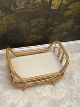 Load image into Gallery viewer, Rattan Sunrise Doll Bed toy Picnic Imports 
