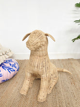 Load image into Gallery viewer, Rattan Wicker Dog Decor Picnic Imports