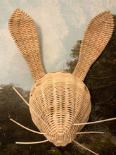 Load image into Gallery viewer, Woven Wicker Bunny Head Wall Decor Picnic Imports 

