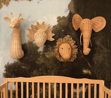 Load image into Gallery viewer, Woven Wicker Elephant Wall Decor Picnic Imports