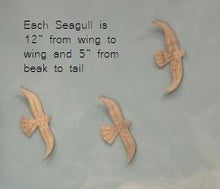 Load image into Gallery viewer, Woven Wicker Frolicking Seagulls (Set of 3) Wall Decor Picnic Imports