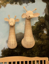 Load image into Gallery viewer, Woven Wicker Giraffe Head Wall Decor Picnic Imports