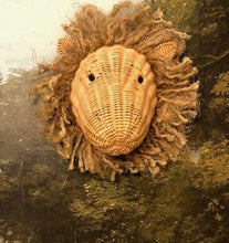 Load image into Gallery viewer, Woven Wicker Lion Head Baby Gift Sets Picnic Imports