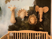Load image into Gallery viewer, Woven Wicker Lion Head Baby Gift Sets Picnic Imports