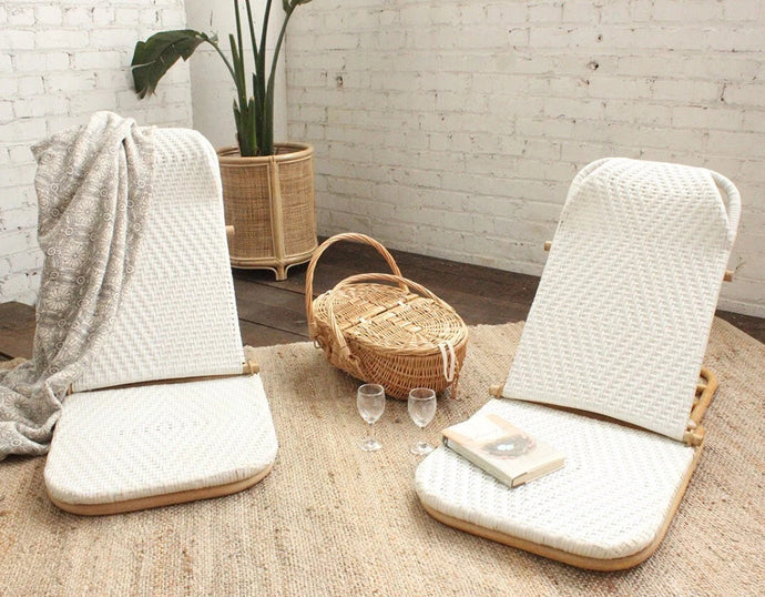 Malibu Rattan and Synthetic Folding Beach Chair
