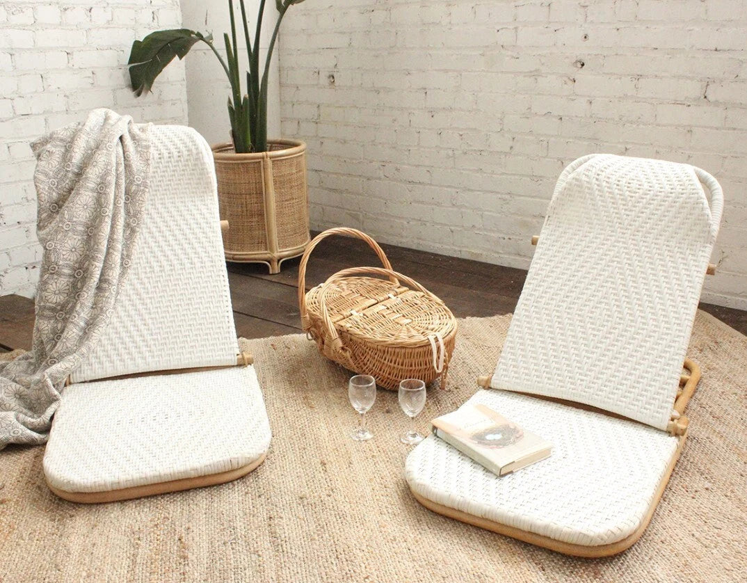 PRE-ORDER Malibu Rattan & Synthetic Folding Beach Chair