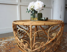 Load image into Gallery viewer, Hand Woven Peacock Coffee Table
