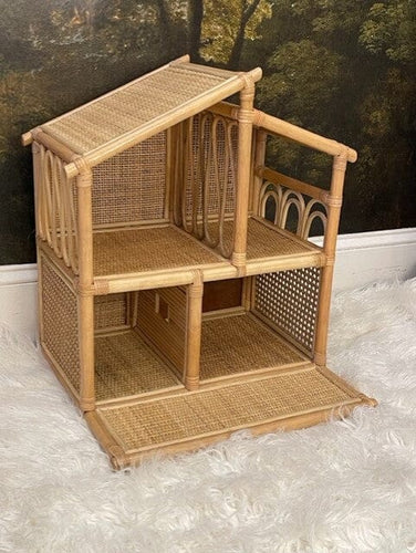 Emory Rattan Doll House doll house Picnic Imports 
