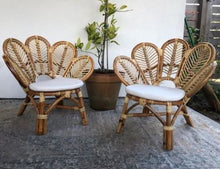 Load image into Gallery viewer, Petite Rattan Flower Chair Picnic Imports 
