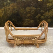 Load image into Gallery viewer, Rattan Sunrise Doll Bed toy Picnic Imports 
