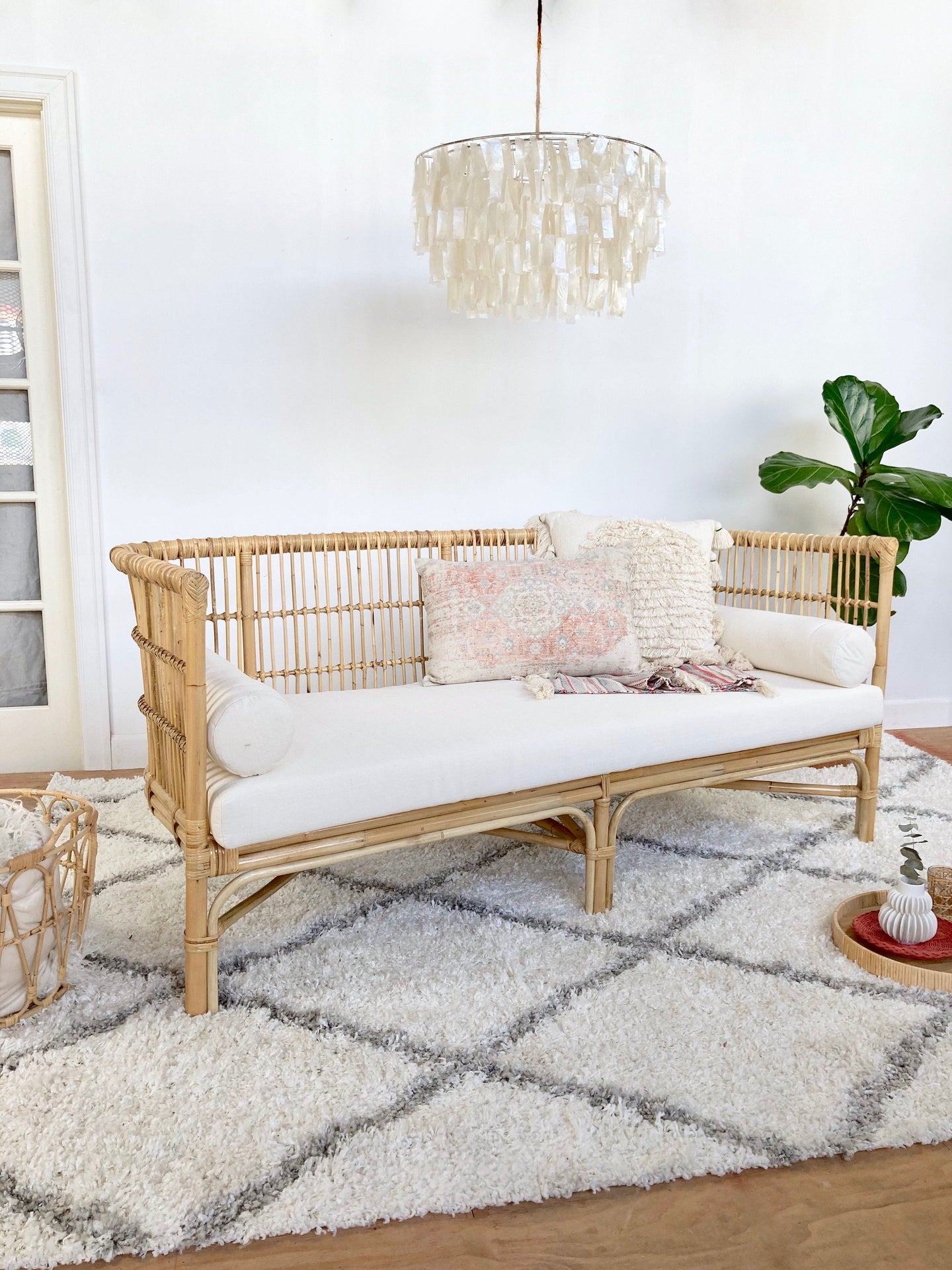 The Daydreamer Rattan Sofa Daybed Picnic Imports 