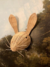 Load image into Gallery viewer, Woven Wicker Bunny Head Wall Decor Picnic Imports 
