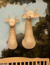 Load image into Gallery viewer, Woven Wicker Giraffe Head Wall Decor Picnic Imports 
